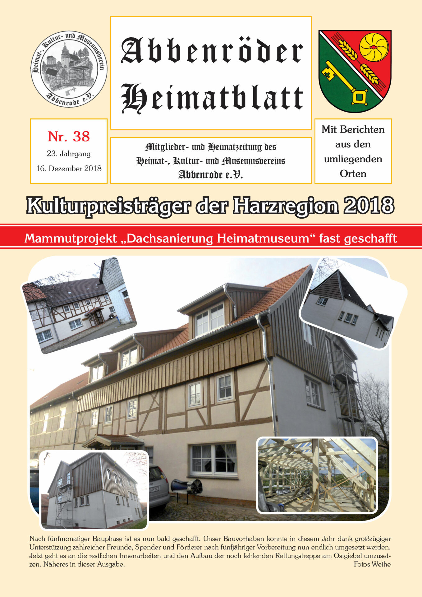 Abbenröder Heimatblatt Ausgabe 38